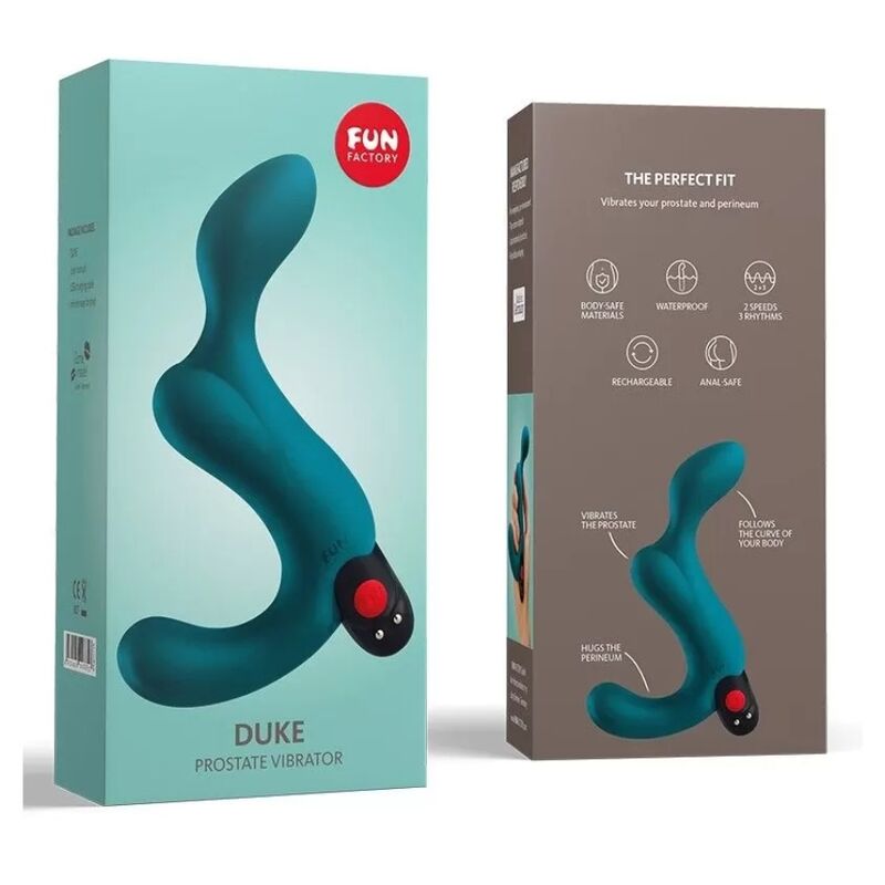 FUN FACTORY - DUKE ESTIMULADOR PROSTÁTICO DEEP AZUL FUN FACTORY