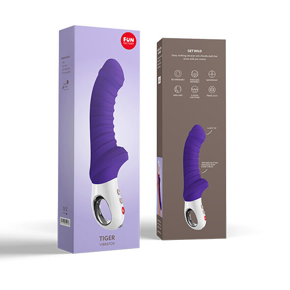 FUN FACTORY - TIGER G5 VIBRADOR VIOLETA FUN FACTORY