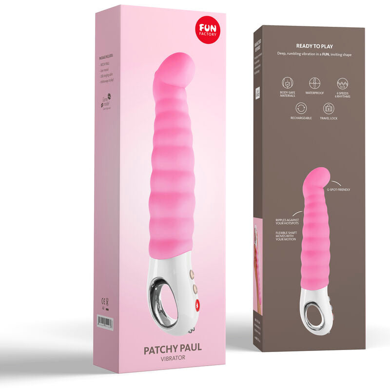 FUN FACTORY - PATCHY PAUL G5 G-SPOT VIBRADOR CANDY ROSE FUN FACTORY