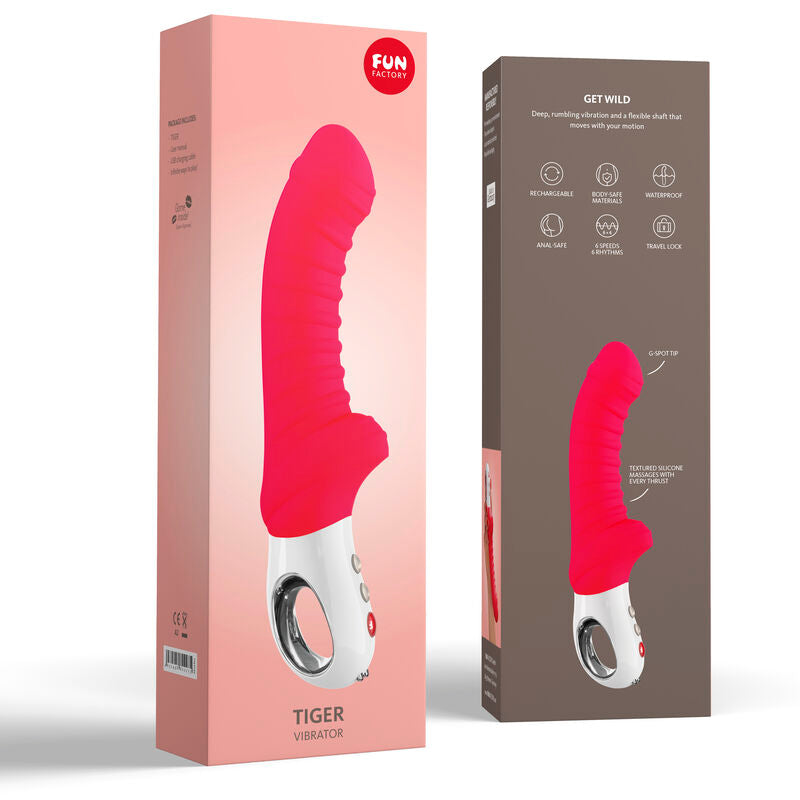 FUN FACTORY - TIGER G5 VIBRADOR INDIA RED FUN FACTORY