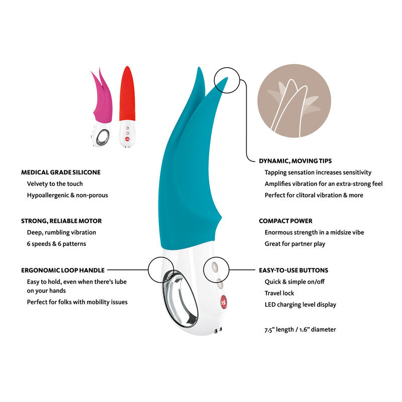 FUN FACTORY - VOLTA G5 CLITORAL VIBRADOR PETROL FUN FACTORY