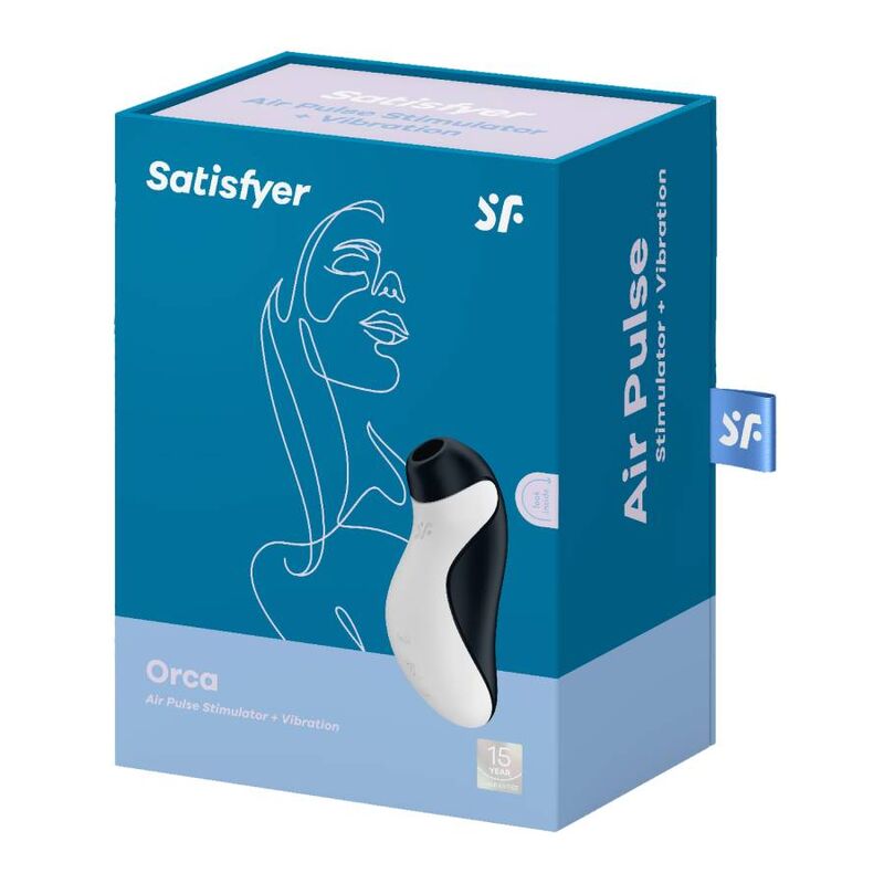 SATISFYER - ORCA AIR PULSE STIMULATOR + VIBRATION SATISFYER AIR PULSE