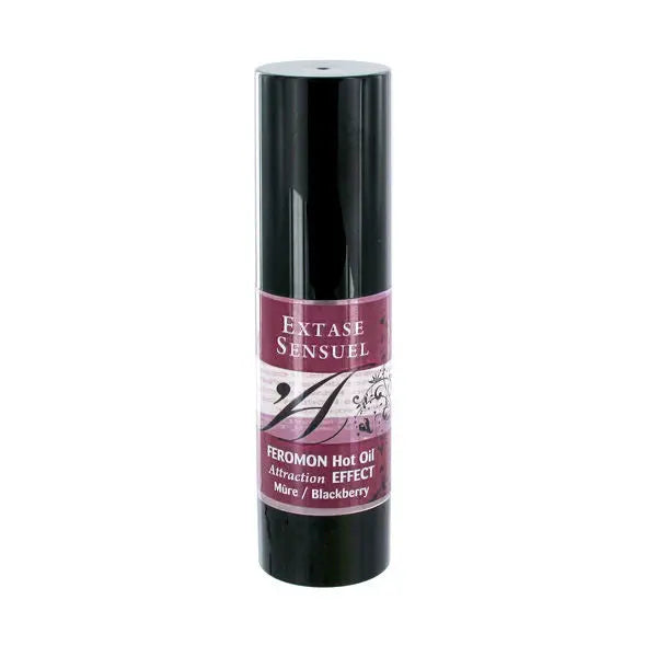 EXTASE SENSUAL - ACEITE MASAJE EFECTO CALOR CON FEROMONAS MORA 30 ML EXTASE SENSUAL