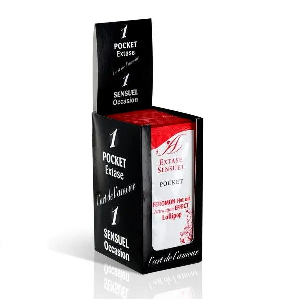 EXTASE SENSUAL - ACEITE MASAJE EFECTO CALOR FEROMONAS PIRULETA 10 ML EXTASE SENSUAL