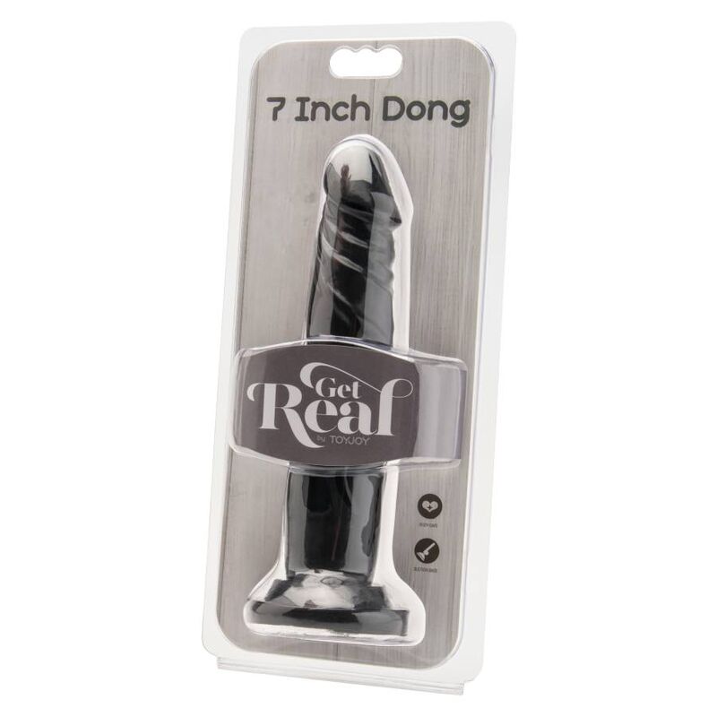 GET REAL - DONG 18 CM NEGRO GET REAL