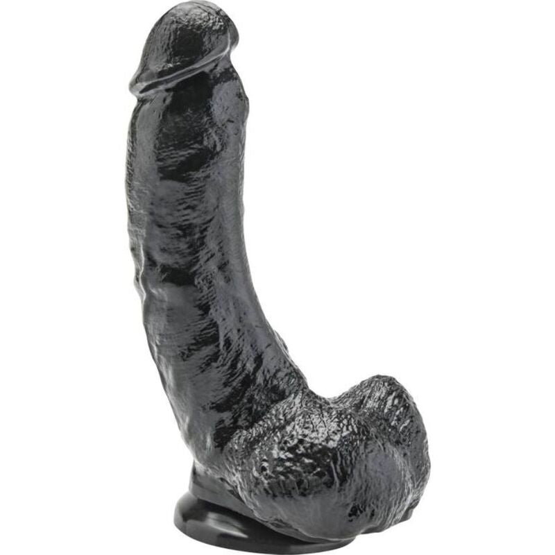 GET REAL - DILDO 20,5 CM CON TESTICULOS NEGRO GET REAL