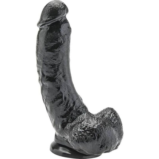 GET REAL - DILDO 20,5 CM CON TESTICULOS NEGRO GET REAL
