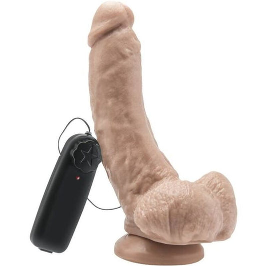 GET REAL - DILDO 20,5 CM CON TESTICULOS VIBRADOR NATURAL GET REAL