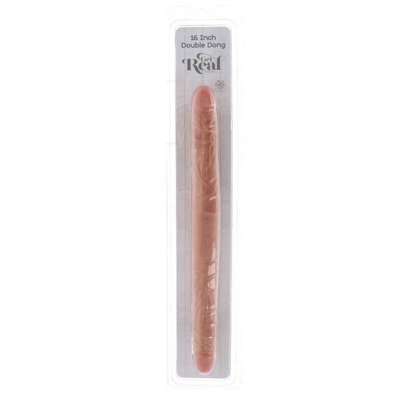 GET REAL - DOBLE DONG 40 CM NATURAL GET REAL