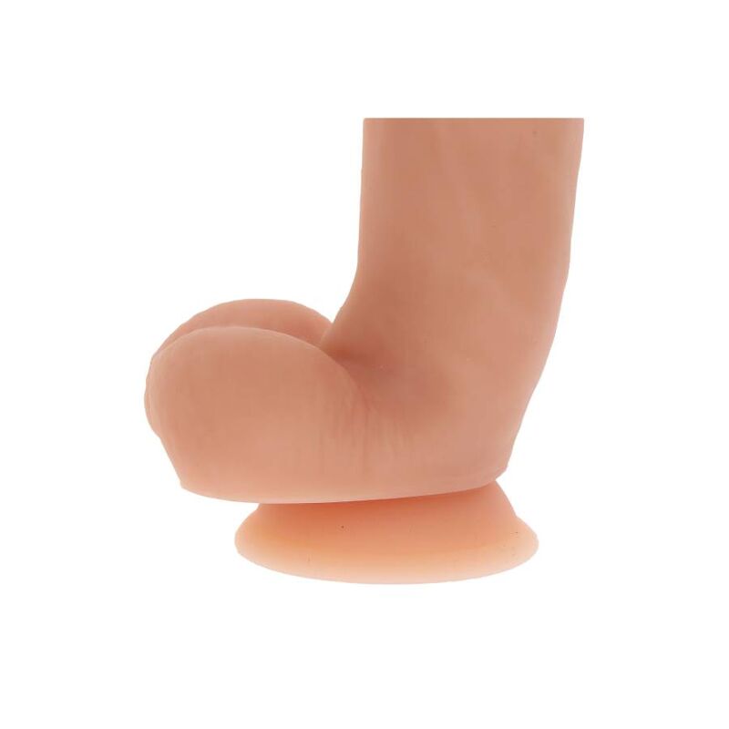 GET REAL - DILDO SILICONA 18 CM CON TESTICULOS NATURAL GET REAL