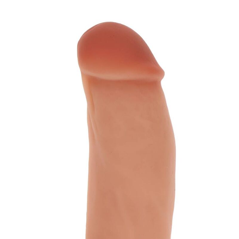 GET REAL - DILDO SILICONA 18 CM CON TESTICULOS NATURAL GET REAL