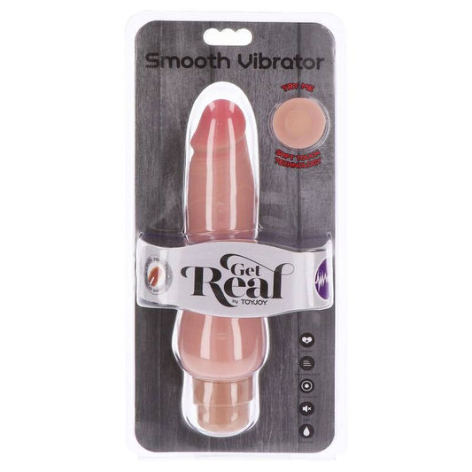 GET REAL - DUAL DENSITY SMOOTH VIBRADOR NATURAL GET REAL