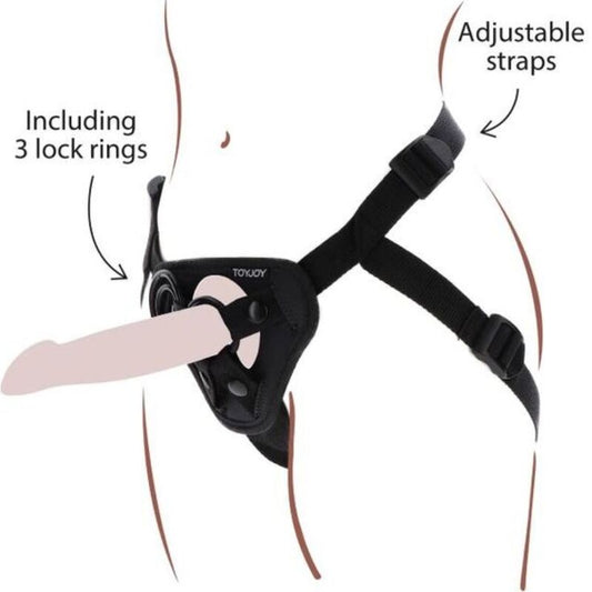 GET REAL - STRAP-ON HARNÉS NEGRO GET REAL