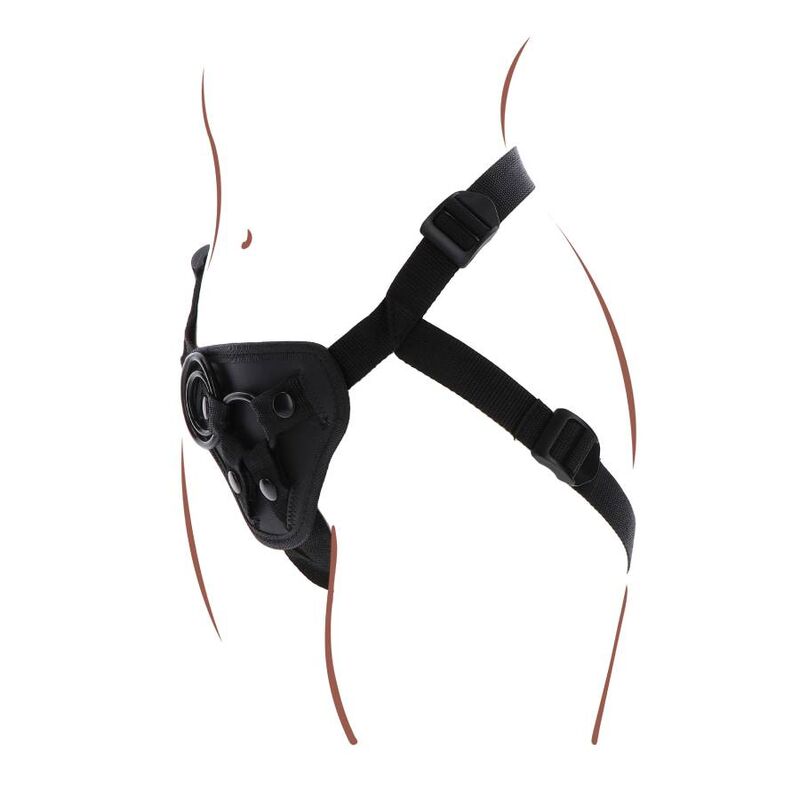 GET REAL - STRAP-ON HARNÉS NEGRO GET REAL