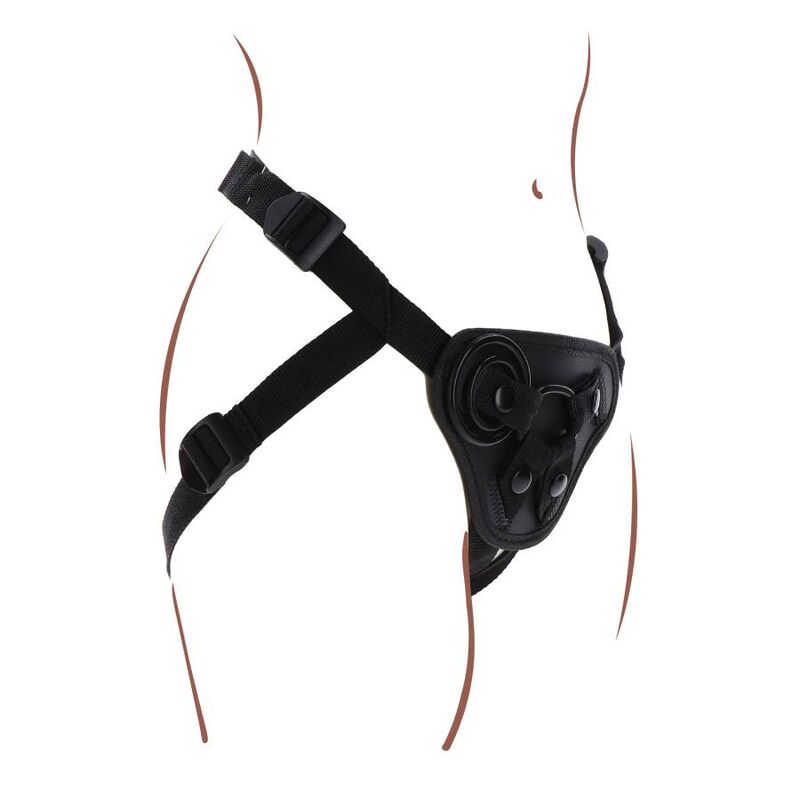 GET REAL - STRAP-ON HARNÉS NEGRO GET REAL