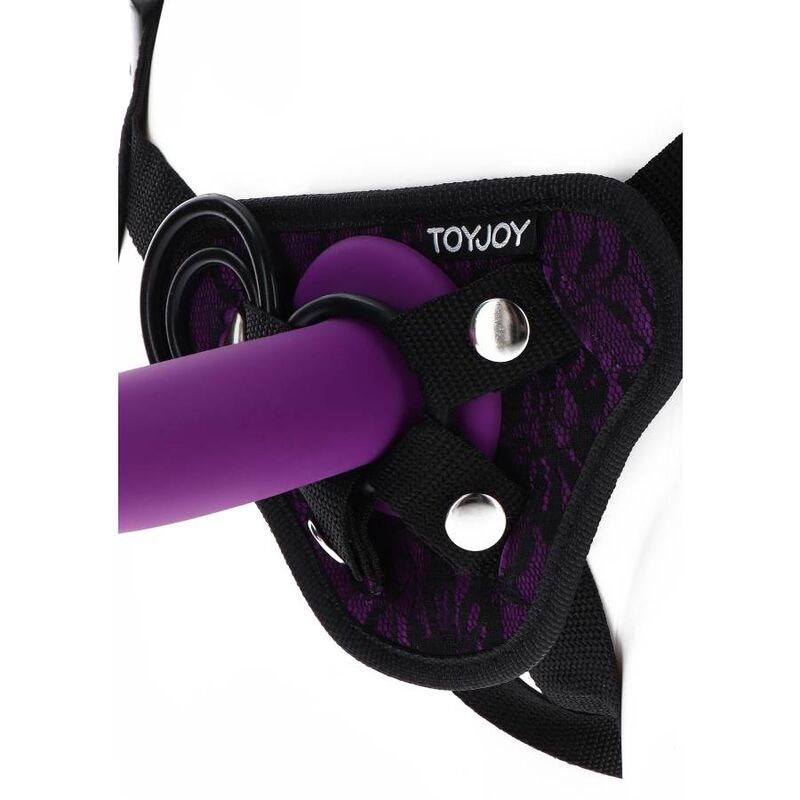 GET REAL - STRAP-ON LACE HARNÉS MORADO GET REAL