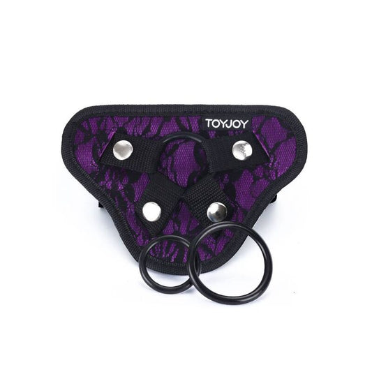 GET REAL - STRAP-ON LACE HARNÉS MORADO GET REAL
