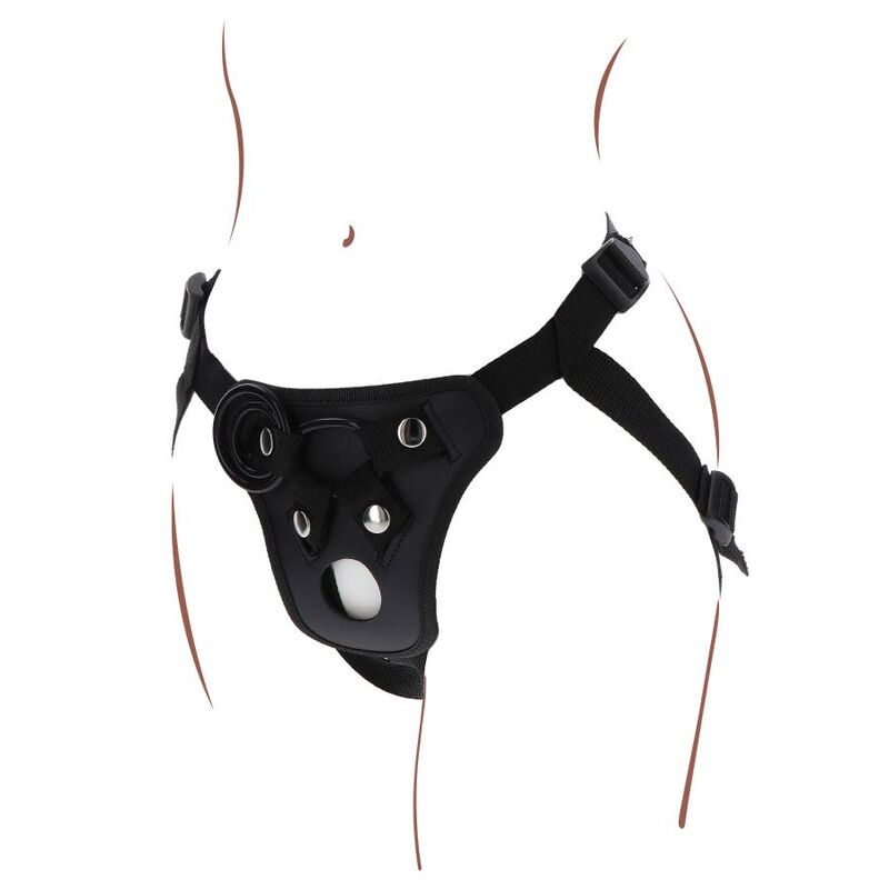GET REAL - STRAP-ON PLEASURE HARNÉS NEGRO GET REAL