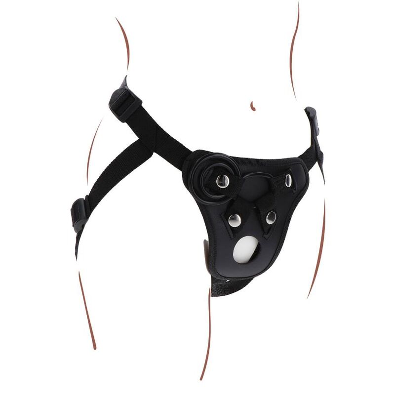 GET REAL - STRAP-ON PLEASURE HARNÉS NEGRO GET REAL