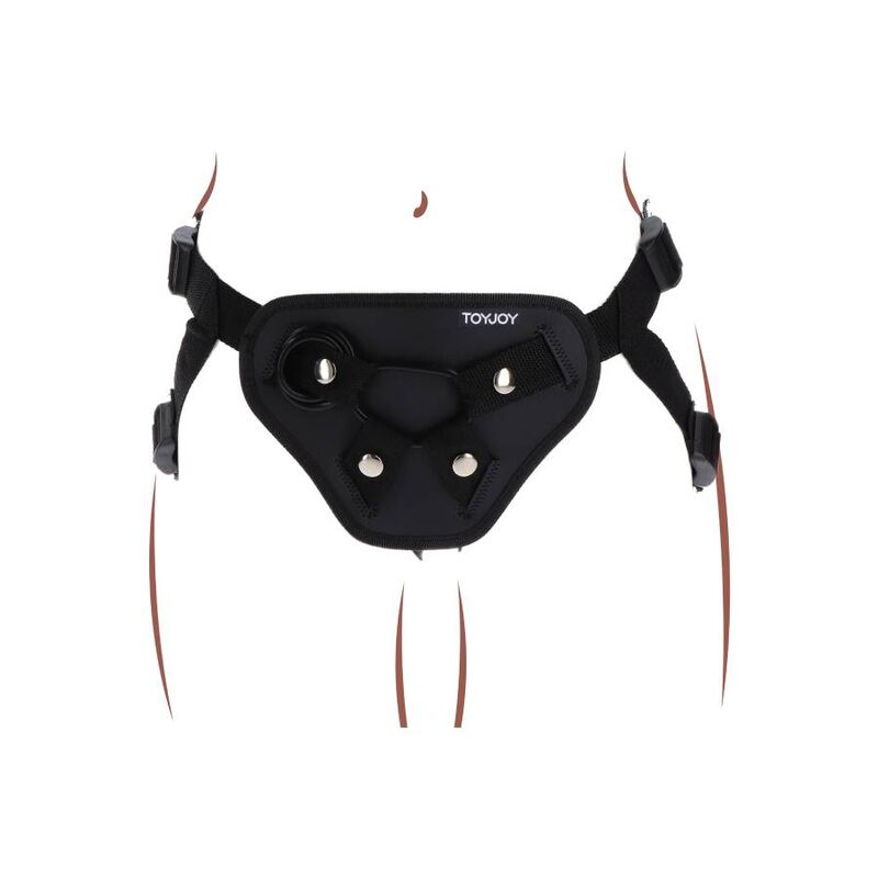 GET REAL - STRAP-ON DELUXE HARNÉS NEGRO GET REAL