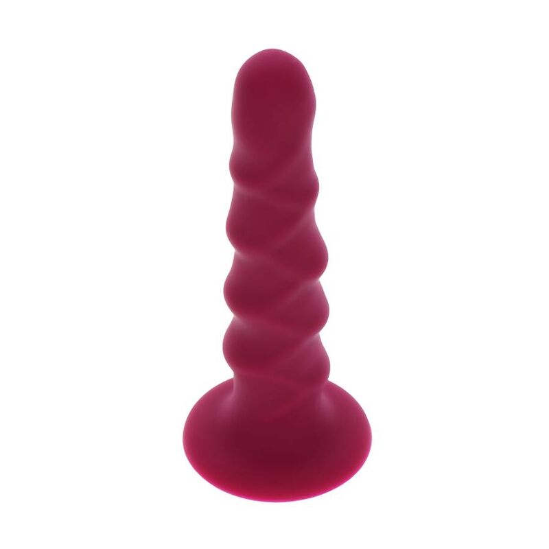 GET REAL - RIBBED DONG 12 CM ROJO GET REAL