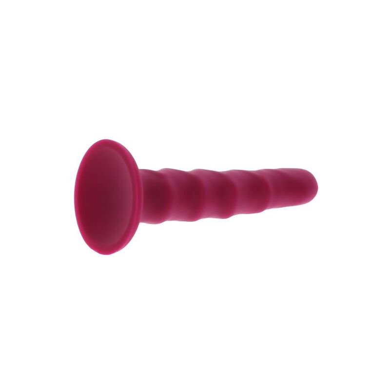 GET REAL - RIBBED DONG 12 CM ROJO GET REAL