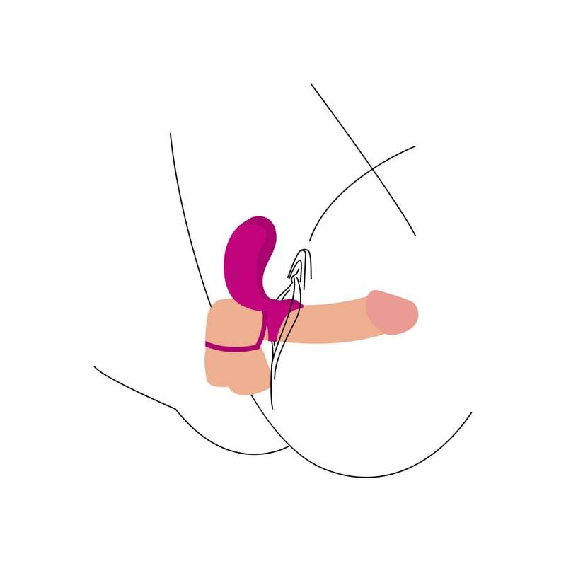 XOCOON - ANILLO VIBRADOR PARA PAREJAS FUCSIA XOCOON