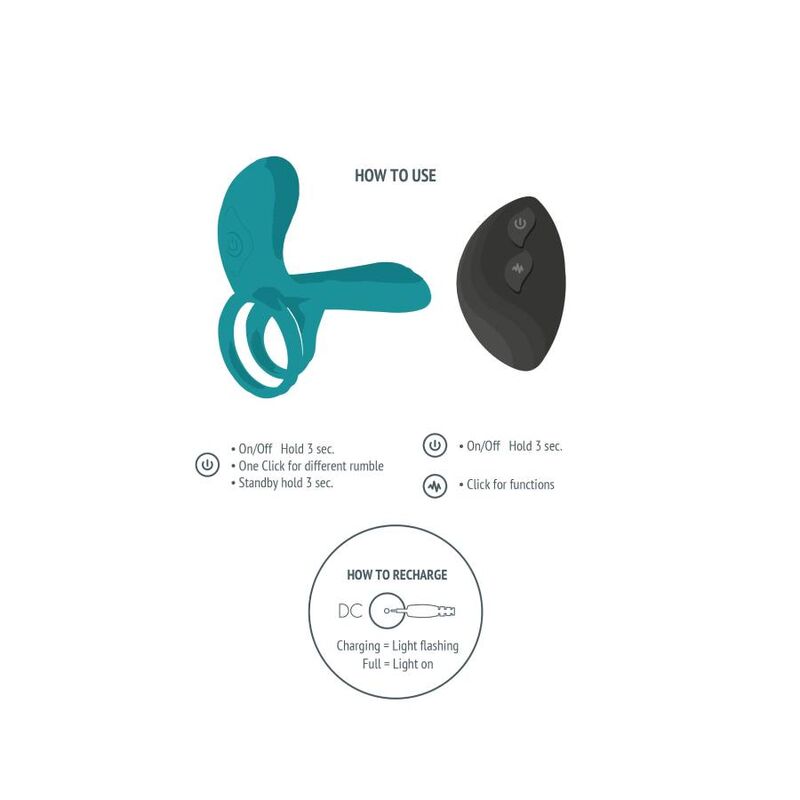 XOCOON - ANILLO VIBRADOR PARA PAREJAS VERDE XOCOON