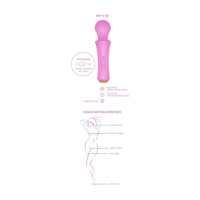 XOCOON - THE PERSONAL WAND FUCSIA XOCOON