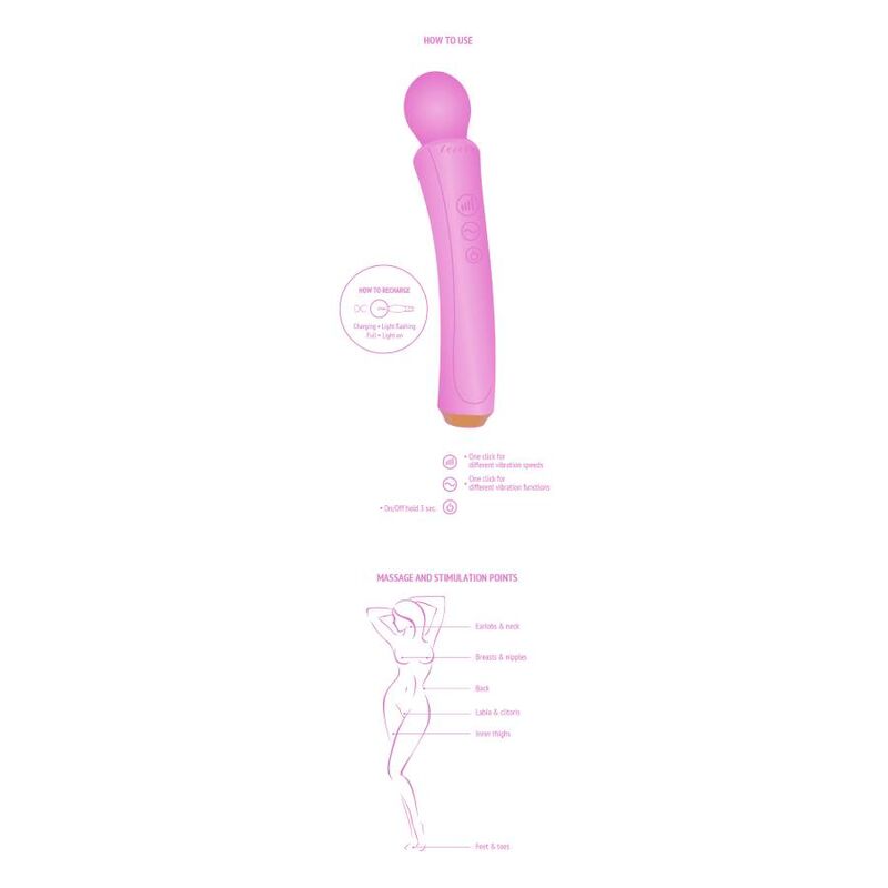 XOCOON - THE CURVED WAND FUCSIA XOCOON