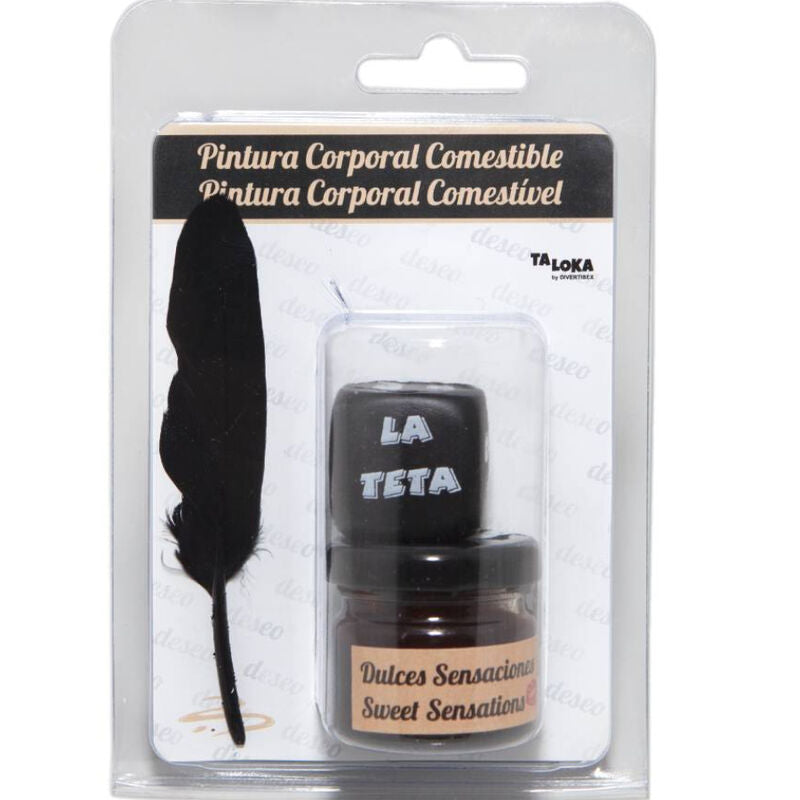 TALOKA - PINTURA CORPORAL COMESTIBLE SABOR CHOCOLATE+ DADO TALOKA