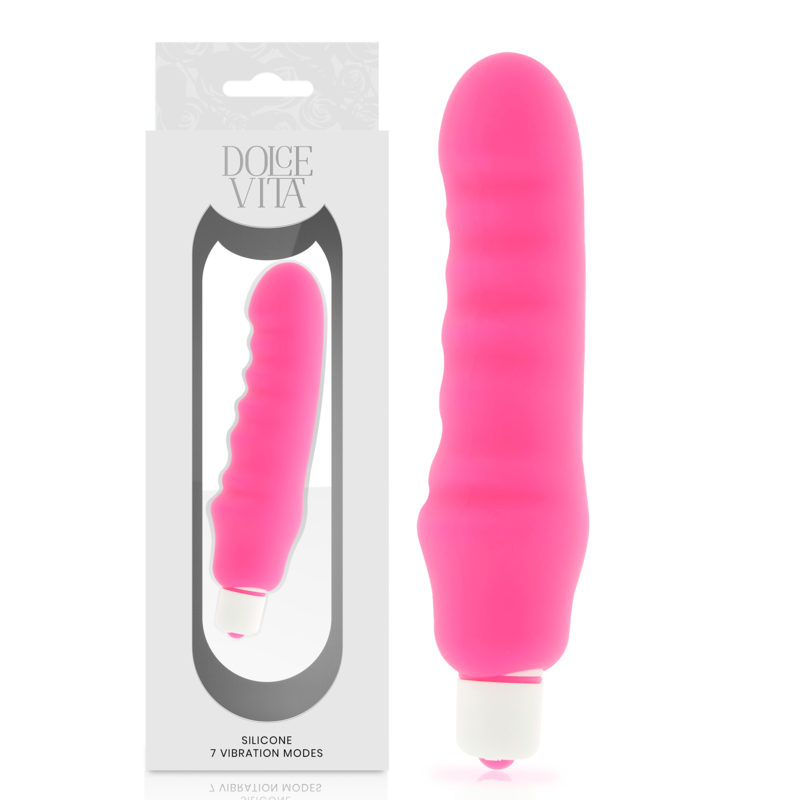 DOLCE VITA - GENIUS VIBRADOR SILICONA ROSA DOLCE VITA