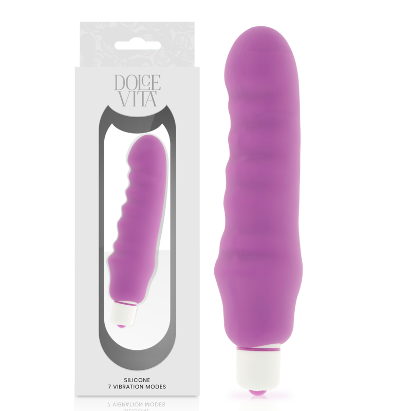 DOLCE VITA - GENIUS VIBRADOR SILICONA LILA DOLCE VITA