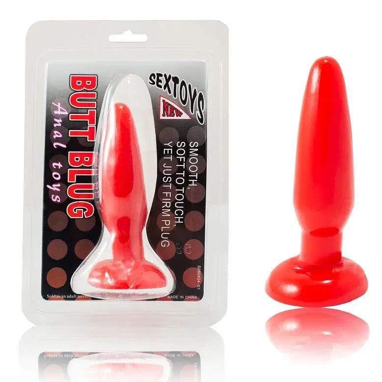 BAILE - PLUG ANAL PEQUEÑO ROJO 15 CM BAILE ANAL