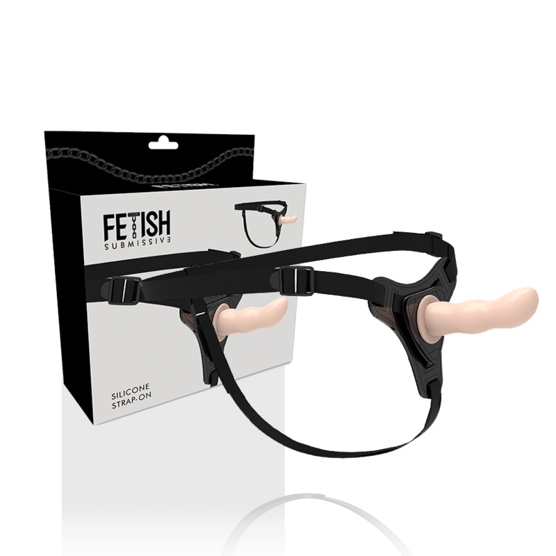 FETISH SUBMISSIVE HARNESS - SILICONA FLESH G-SPOT 12.5 CM FETISH SUBMISSIVE HARNESS