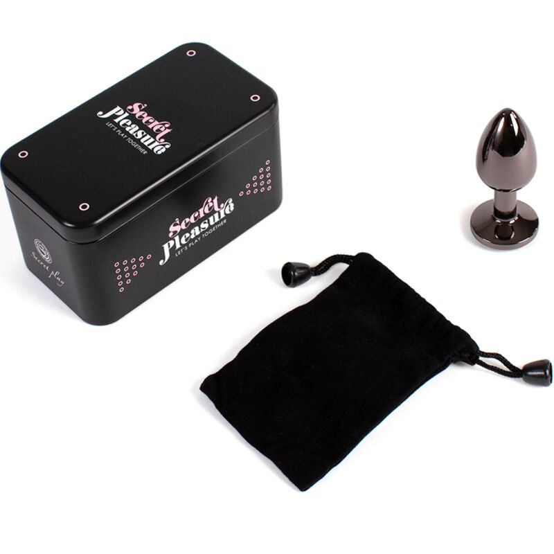 SECRETPLAY - GUNMETAL BUTT PLUG TALLA S 7 CM SECRETPLAY TOYS