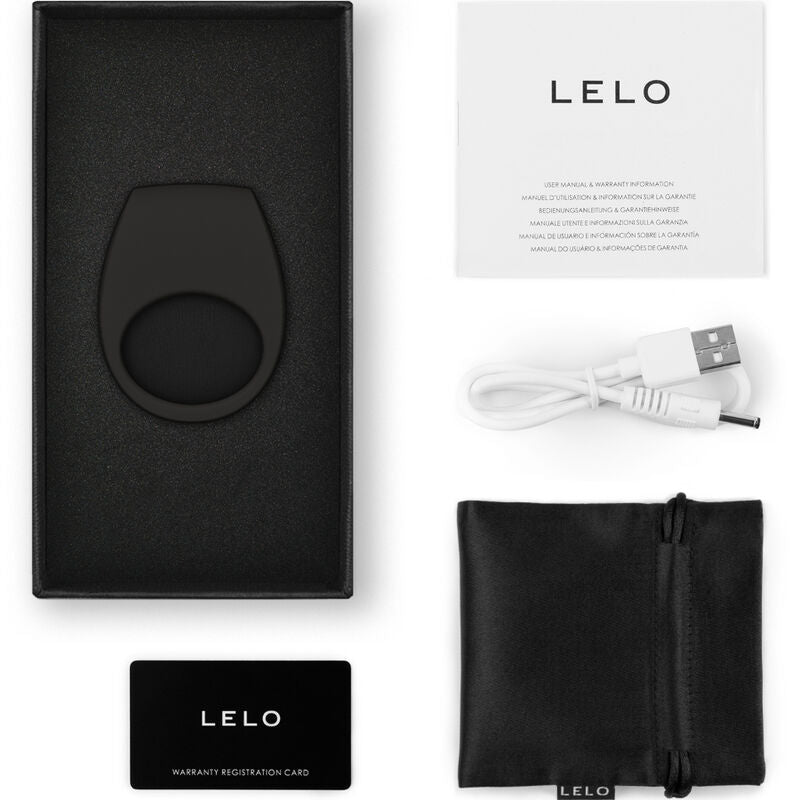 LELO - TOR 3 ANILLO VIBRADOR NEGRO LELO
