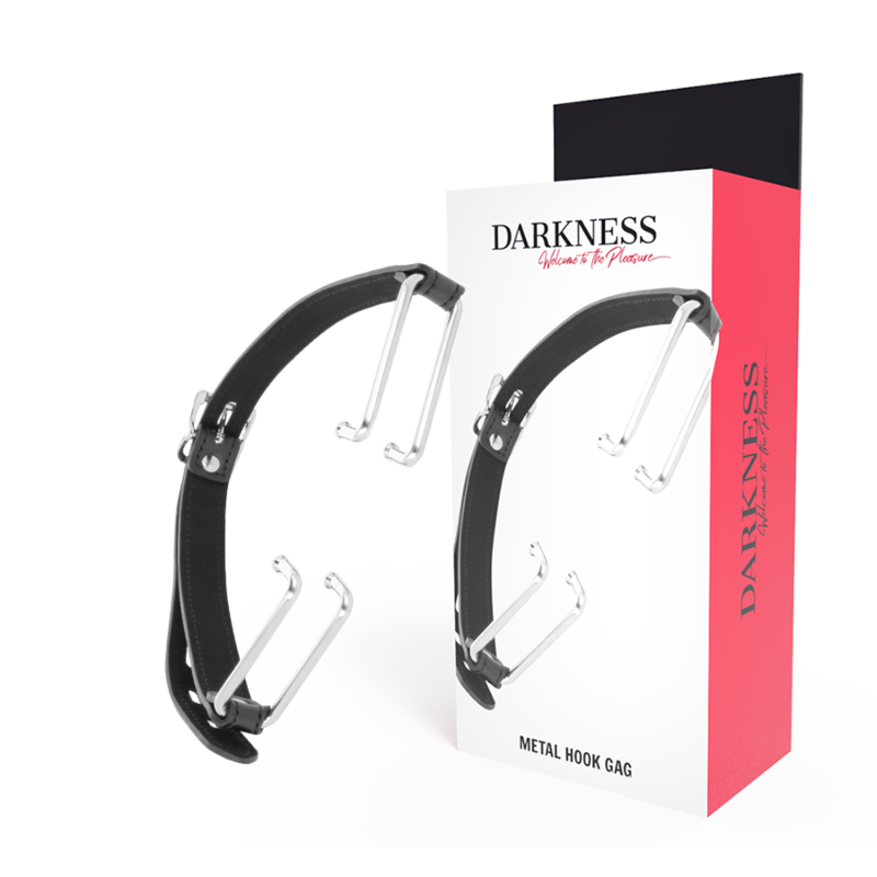 DARKNESS - MORDAZA CON GANCHO NEGRO DARKNESS BONDAGE