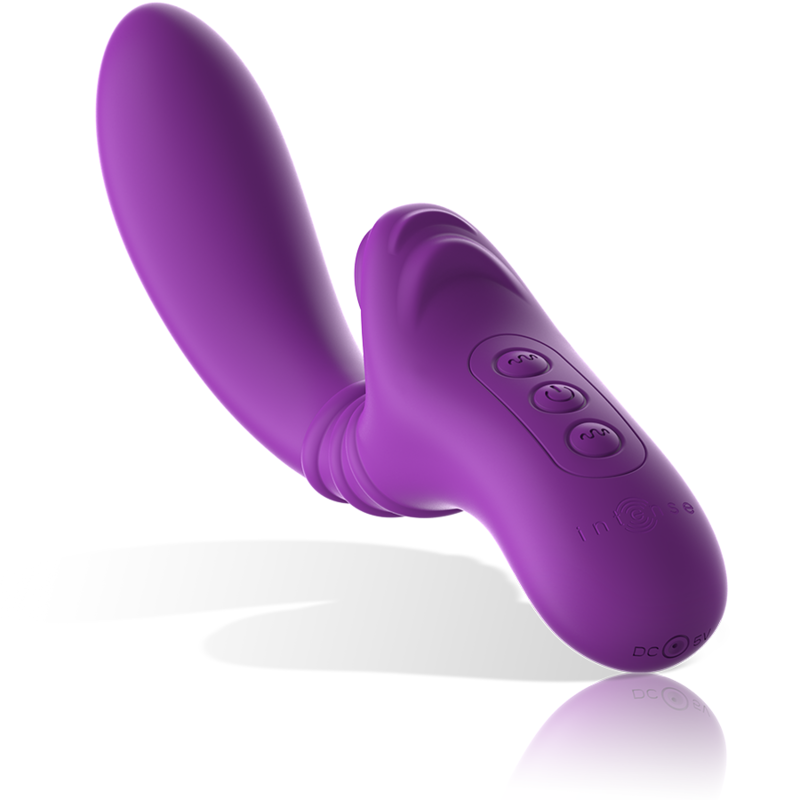 INTENSE - HARRY VIBRADOR FLEXIBLE CON LENGUA MORADO INTENSE FUN