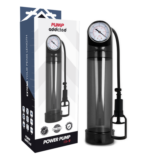 PUMP ADDICTED - BOMBA ERECCIÓN RX9 TRANSPARENTE PUMP ADDICTED