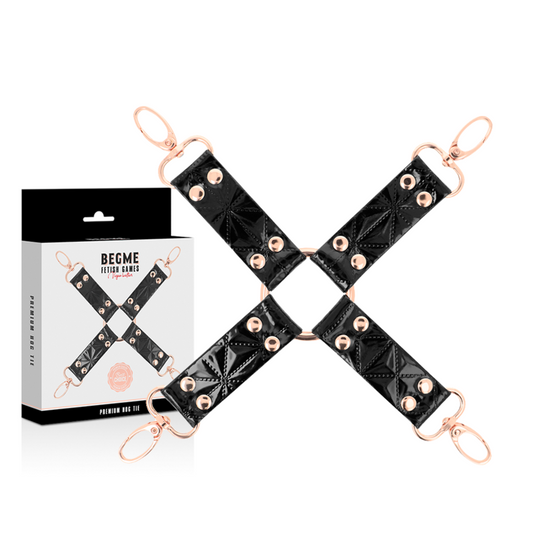 BEGME - BLACK EDITION HOG TIE CUERO VEGANO BEGME BLACK EDITION