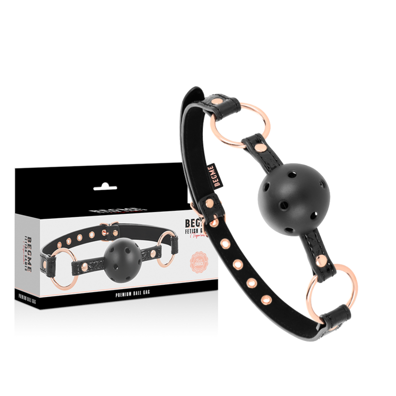 BEGME - BLACK EDITION MORDAZA CUERO VEGANO BEGME BLACK EDITION