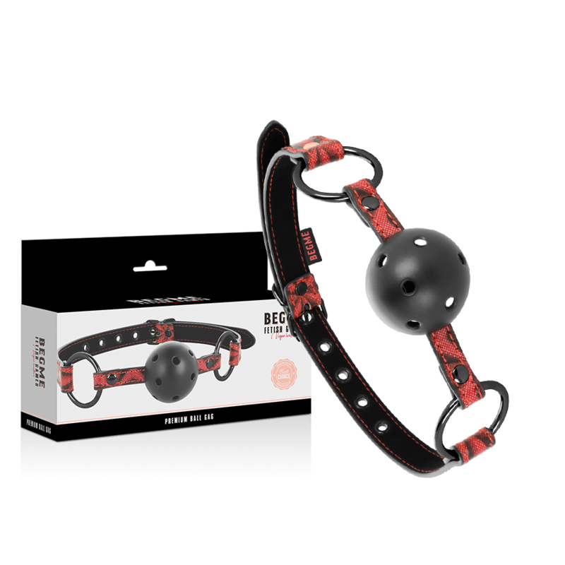 BEGME - RED EDITION MORDAZA CUERO VEGANO BEGME RED EDITION