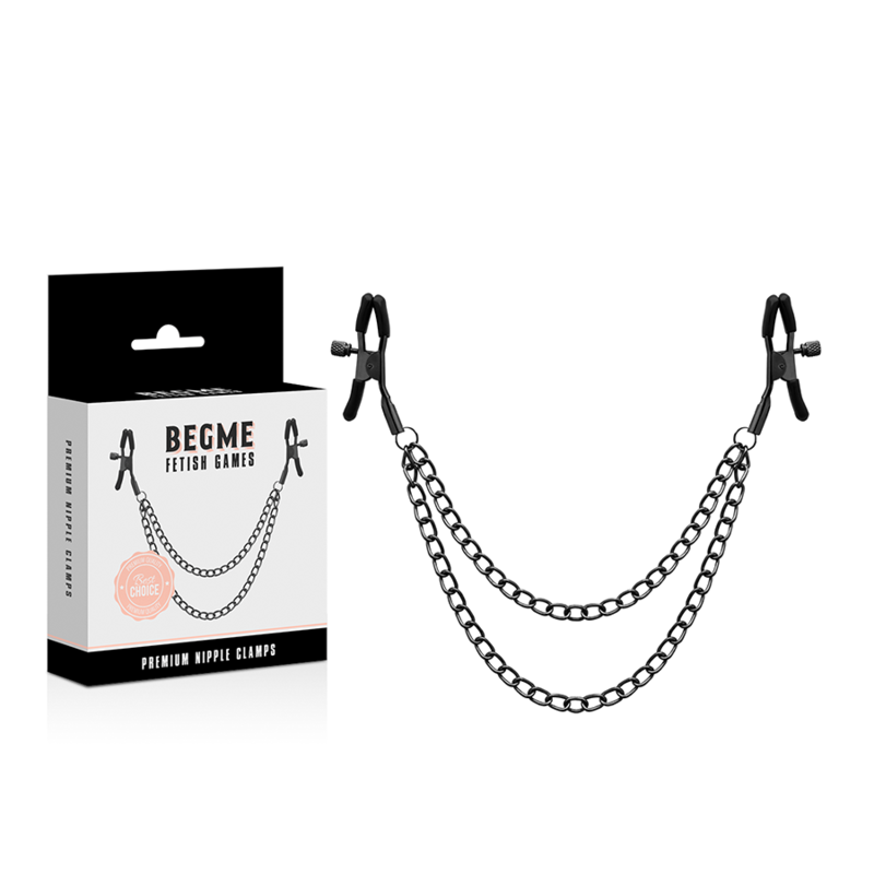 BEGME - RED EDITION PINZAS PEZONES CON CADENA BEGME RED EDITION