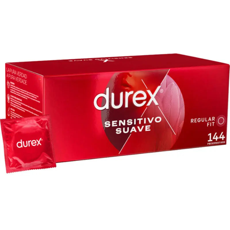 DUREX - SENSITIVO SUAVE 144 UNIDADES DUREX CONDOMS