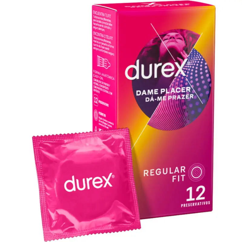 DUREX - DAME PLACER 12 UNIDADES DUREX CONDOMS