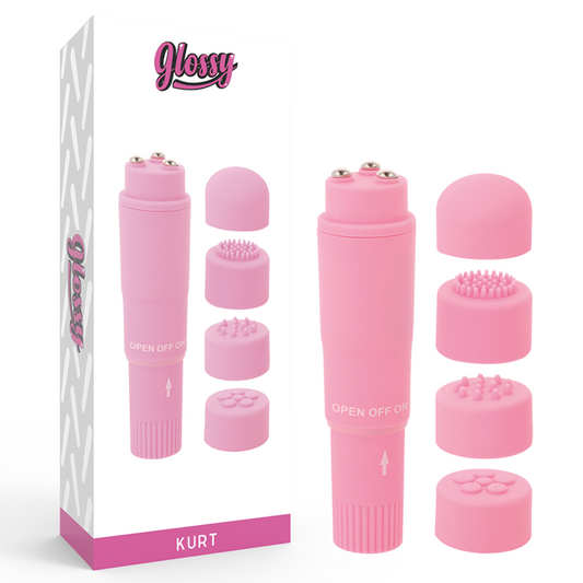 GLOSSY - POCKET  KURT MASAJEADOR ROSA GLOSSY