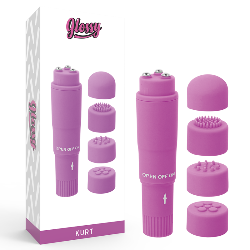 GLOSSY - POCKET  KURT MASAJEADOR LILA GLOSSY