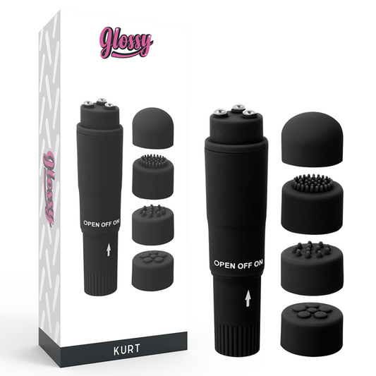 GLOSSY - POCKET  KURT MASAJEADOR NEGRO GLOSSY