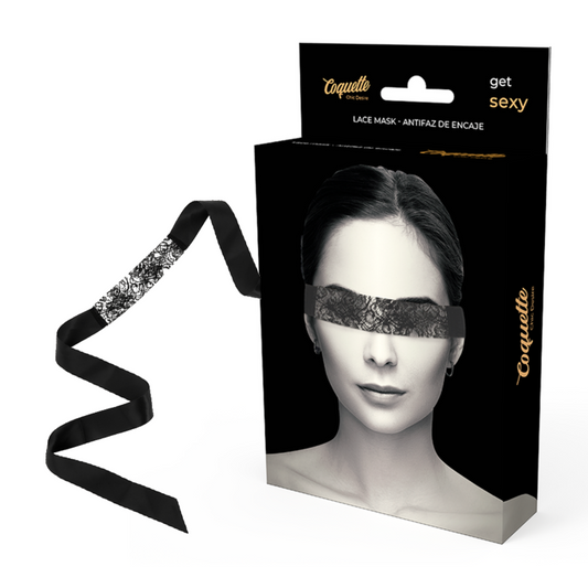 COQUETTE CHIC DESIRE - ANTIFAZ ENCAJE NEGRO CINTA COQUETTE ACCESSORIES
